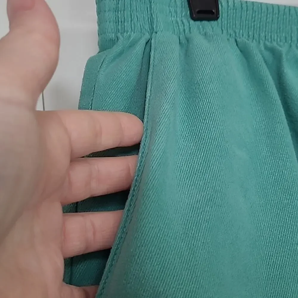 Alfred Dunner SZ 18 Pants Green Pull On Elastic High Waist Granny Core *FLAW* - Picture 2 of 10